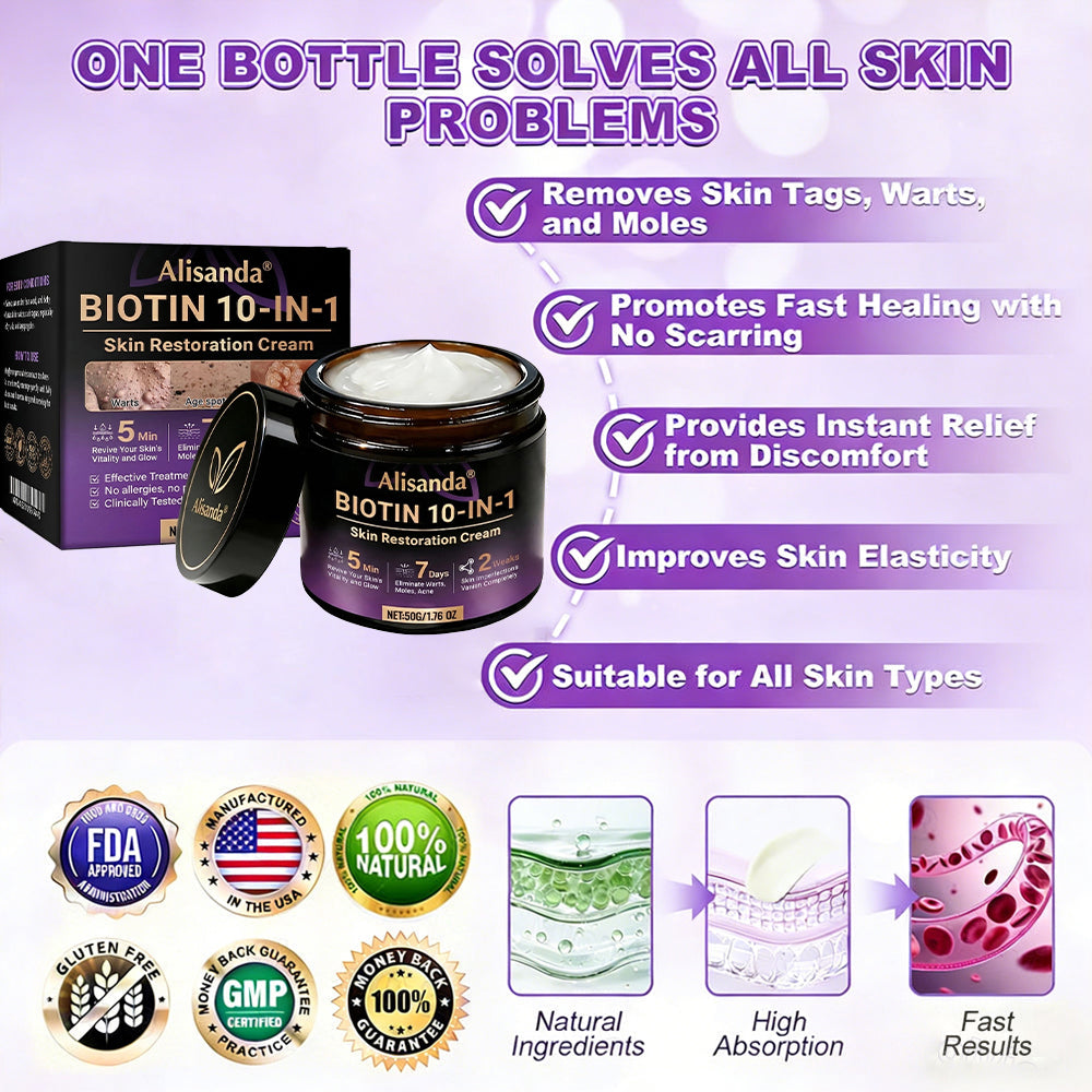 ✨Alisanda® Biotin 10-in-1 Skin Restoration Cream 🌙